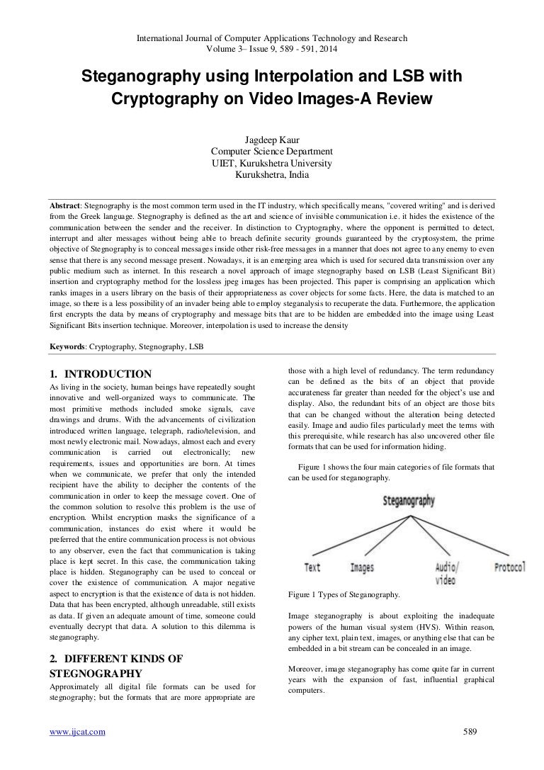 Steganography using Interpolation and LSB with Cryptography on Video