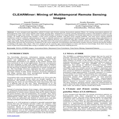 CLEARMiner: Mining of Multitemporal Remote Sensing Images