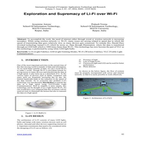 Exploration and Supremacy of Li-Fi over Wi-Fi