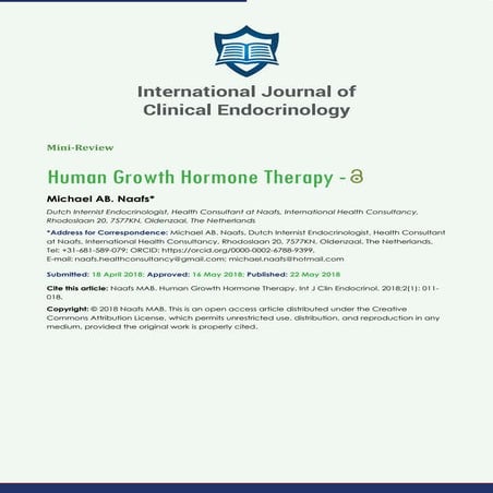 Adherence in growth hormone therapy & approach to improve it!! | PDF