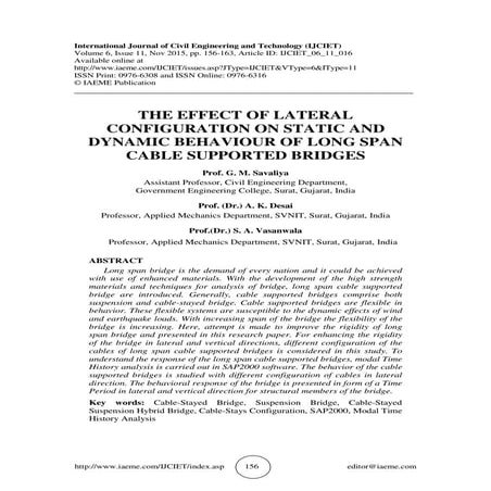 Analysis of cable stayed bridges | PPTX