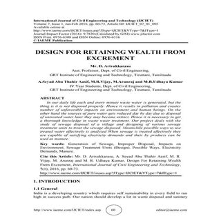 DESIGN FOR RETAINING WEALTH FROM EX...