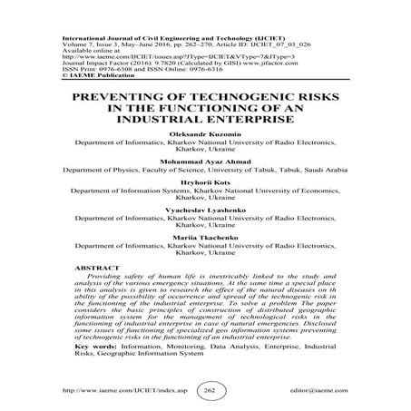 Innovative Technologies for Effective Disaster Management | PDF