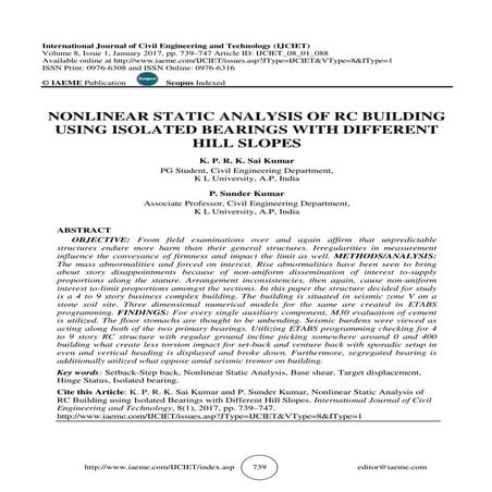 Seismic Analysis of Multi Storey RC Building with and Without Fluid ...