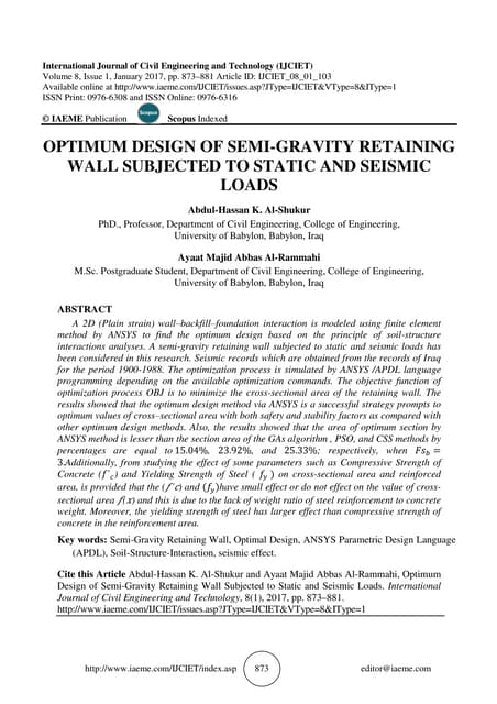 Soil sheet pile interaction part ii numerical analysis and simulation ...