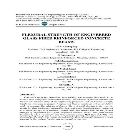EXPERIMENTAL STUDY ON FLEXURAL BEHAVIOURS OF ECC AND CONCRETE COMPOSITE ...