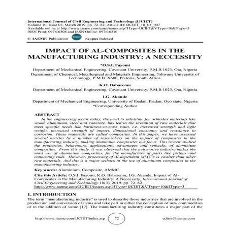 A Review on the Progress and Challenges of Aluminum-Based Metal Matrix ...