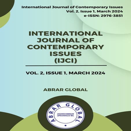 International Journal of Contemporary Issue | PDF