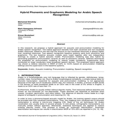 Arabic text diacritization using transformers: a comparative study | PDF