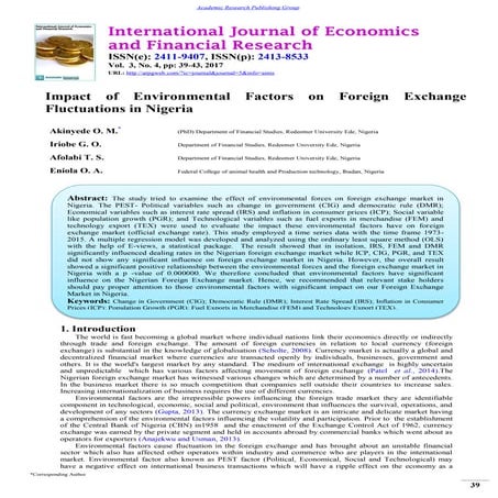Remittance inflow and economic growth the case of georgia | PDF
