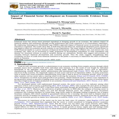 The determinants of financial inclusion in western africa insights from ...