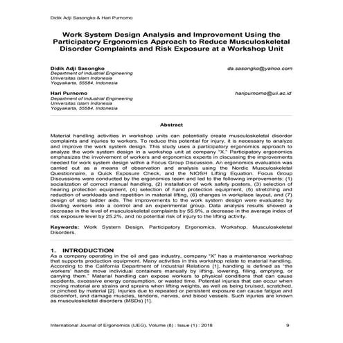 Medical human factor engineering and workspace design | PDF