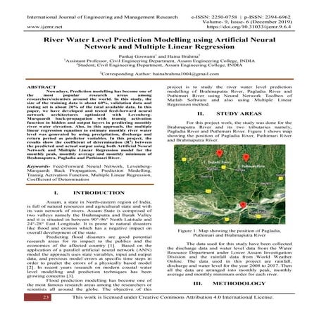 Comparison of ANN Algorithm for Water Quality Prediction of River Ganga ...