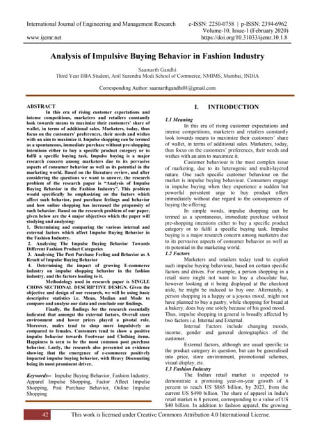 Consumer buying behaviour | PDF