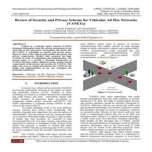 Review of Security and Privacy Scheme for Vehicular Ad Hoc Networks (VANETs)