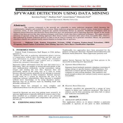 [IJET-V1I2P2] Authors :Karishma Pandey, Madhura Naik, Junaid Qamar,Mahendra P...