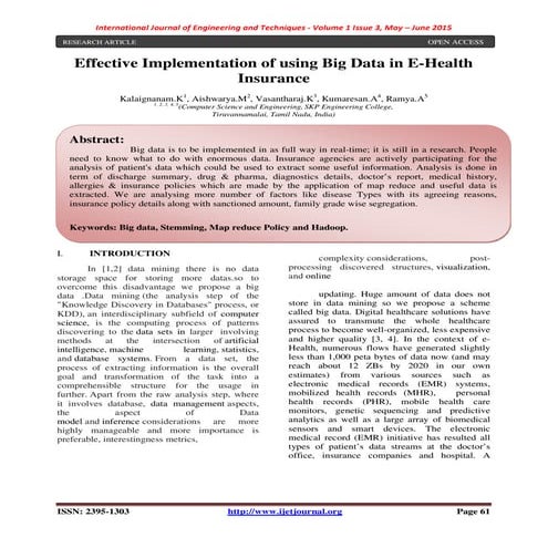 [IJET-V1I3P10] Authors : Kalaignanam.K, Aishwarya.M, Vasantharaj.K, Kumaresan...