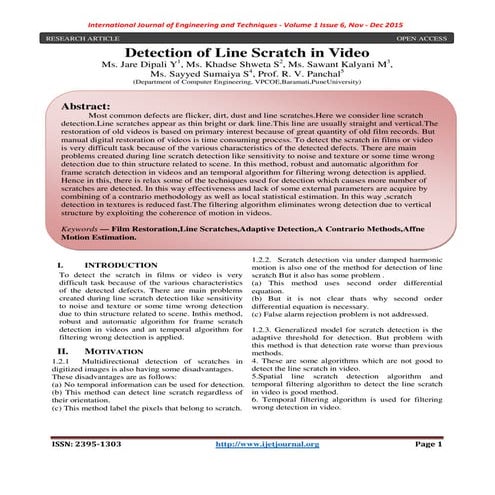 [IJET-V1I6P1] Authors: Ms.Jare Dipali Y ,Ms.Khadse Shweta S ,Ms.Sawant Kalyan...