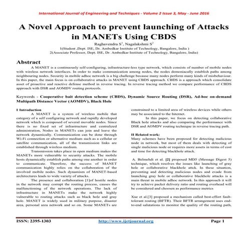 [IJET V2I3-1P1] Authors: Raghavendra S, Nagalakshmi S