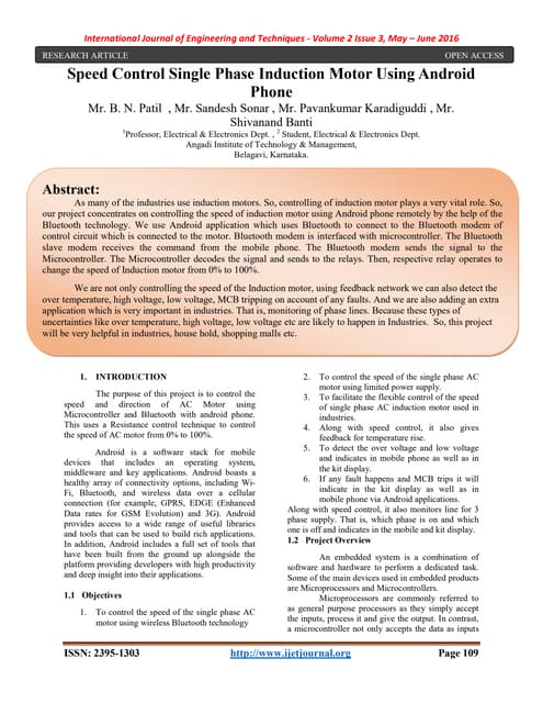 [IJET-V2I3P18] Authors: Mr. B. N. Patil , Mr. Sandesh Sonar , Mr. Pavankumar ...