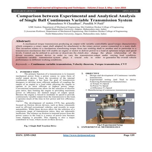 [IJET-V2I3P23] Authors: Dhanashree N Chaudhari, Pundlik N Patil