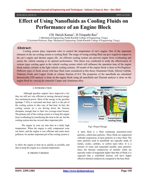 Automotive cooling system project | PDF