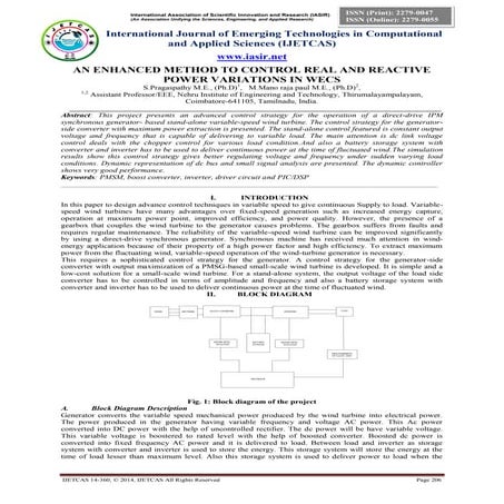 Implementation of self excited induction generator | PDF
