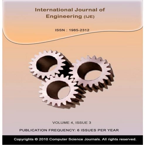 International Journal of Engineering (IJE) Volume (4)  Issue (3)