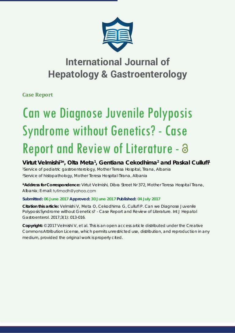 International Journal of Hepatology & Gastroenterology