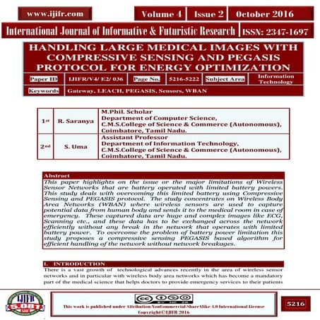 IJIFR VOLUME 4 ISSUE 2 SECTION 2 OCTOBER 2016 | PDF
