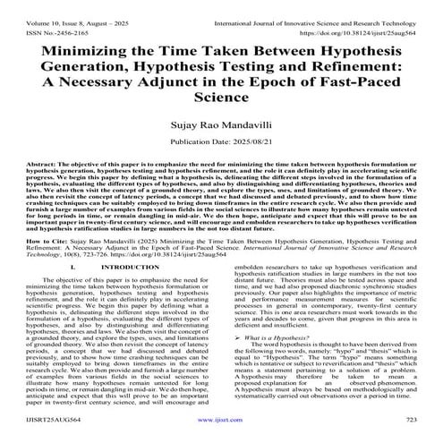 Sujay Rao Mandavilli IJISRT25AUG564 minimizing......pdf