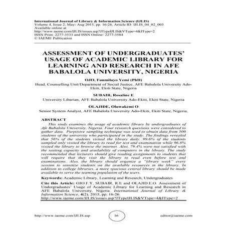The role of library in educational development | PDF