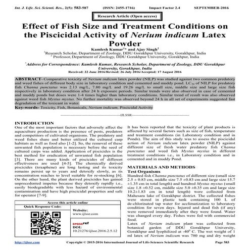 Copepod Project | PDF