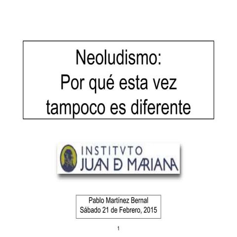 Pablo Martínez Bernal: "Neoludismo: por qué esta vez tampoco es diferente"