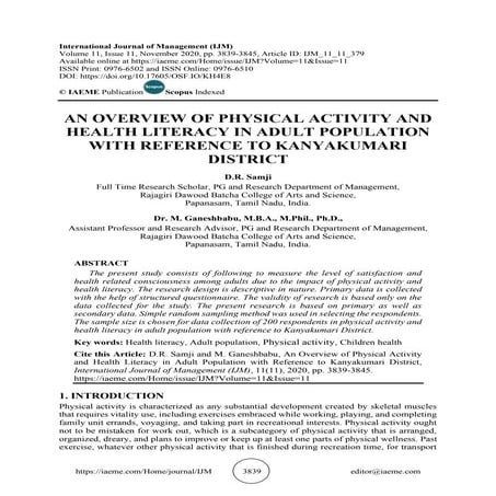 Effects of physical activity, exercise and sedentary behaviors to | DOCX