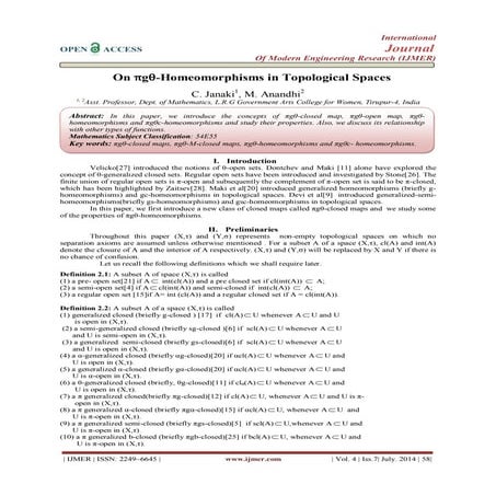 On πgθ-Homeomorphisms in Topological Spaces