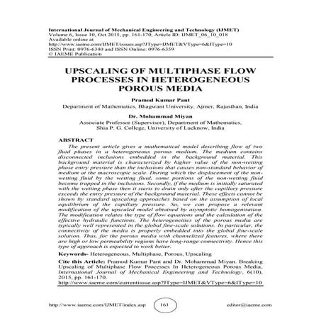 PET 307 Notes_ Fluid flow through porous medium | PDF