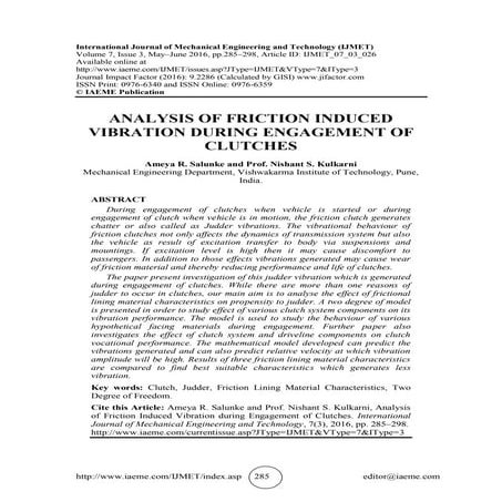 Analysis of mechanical structure under vibration using vibration | PDF