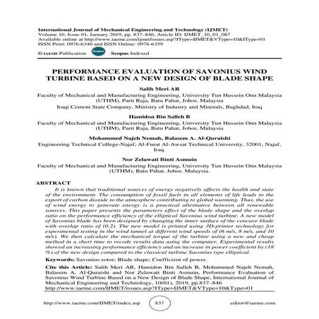 Experimental Comparison Study for Savonius Wind Turbine of Two & Three ...