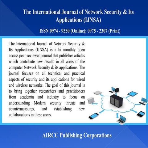Call for Papers - International Journal of Network Security & Its Application...