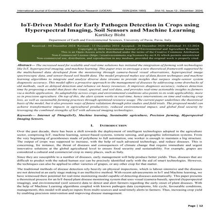 IoT-Driven Model for Early Pathogen Detection in Crops using ...