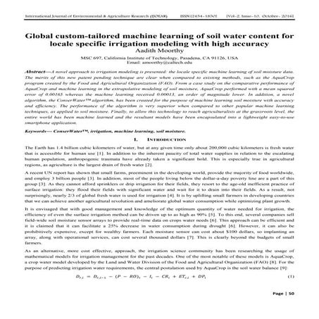 Global custom-tailored machine learning of soil water content for locale spec...