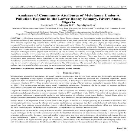 Diversity and abundance of Macrobenthos in a subtropical estuary ...