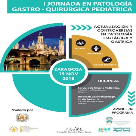 I jornada patologia gastro quirurgica pediatrica