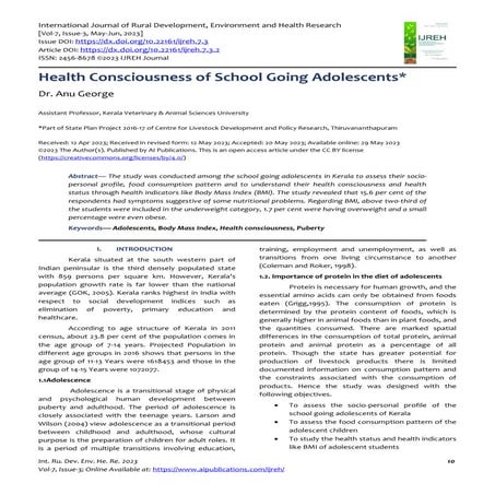 Nutritional Status of School Age Children in Private Elementary Schools ...