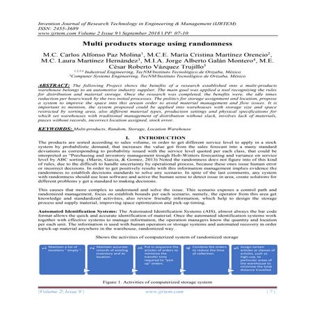 Multi products storage using randomness