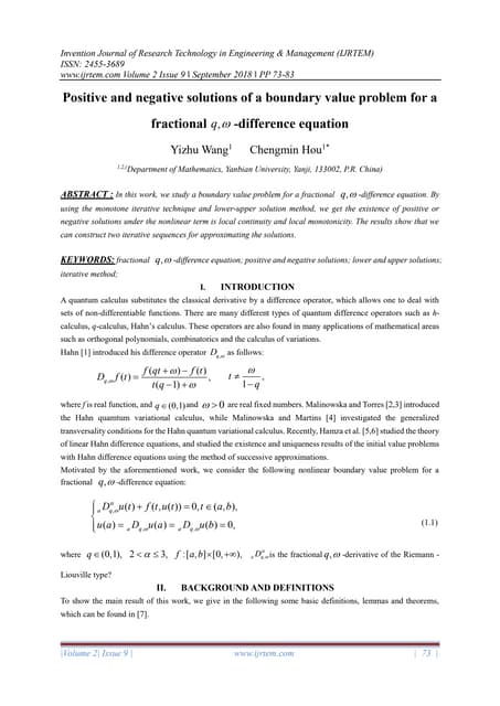 Positive and negative solutions of a boundary value problem for a fractional ...