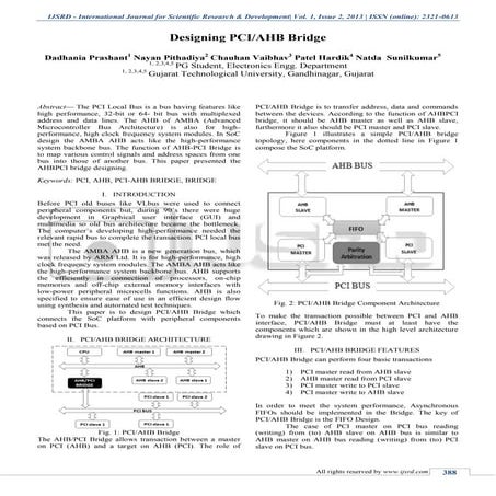 Designing PCI/AHB Bridge