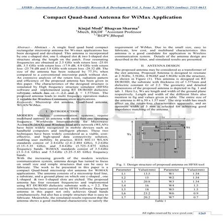 Dual band microstrip antenna with slit load design for wireless local ...
