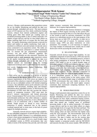 Multiparameter Web Sensor